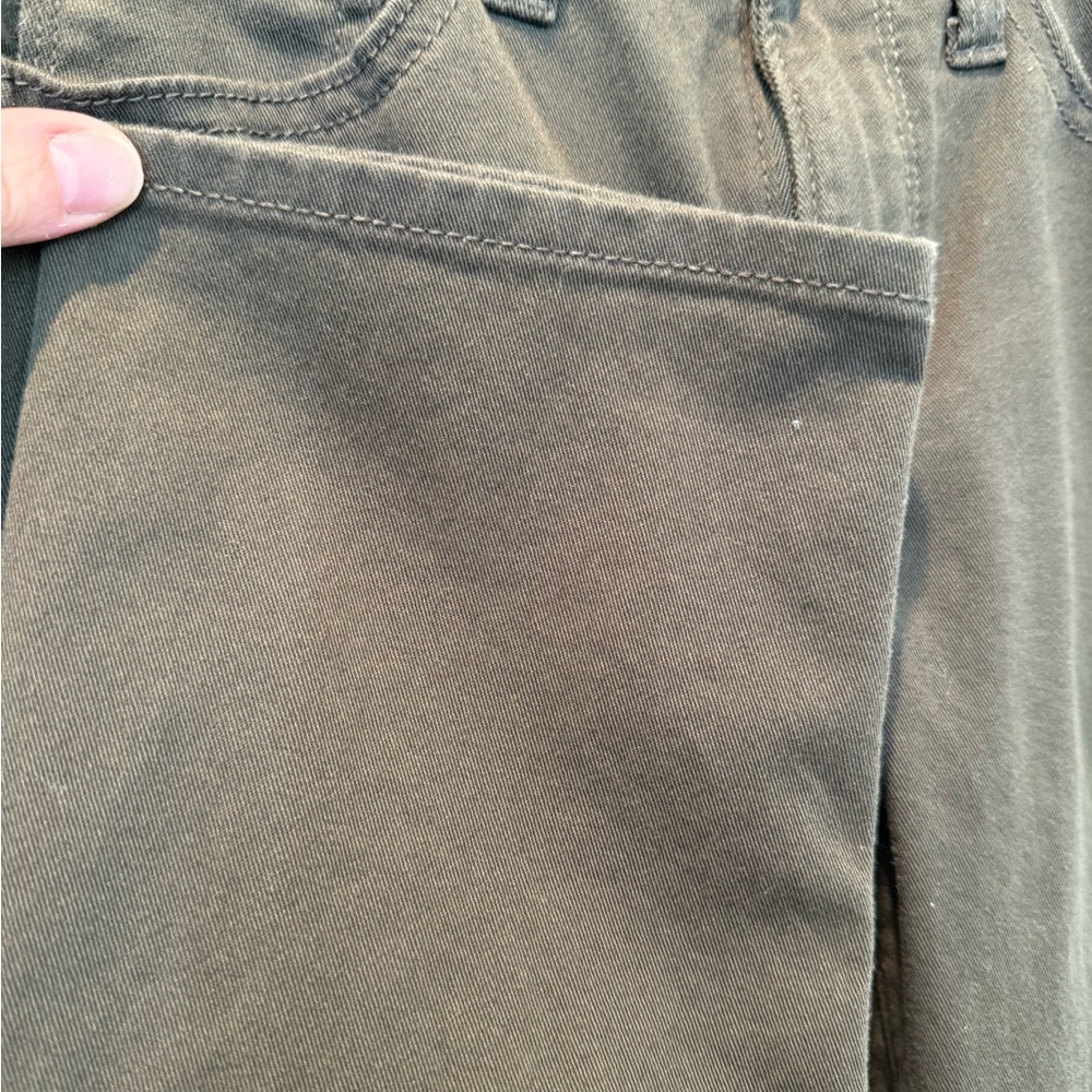 NWOT Boys Size 10 Old Navy Slim 360 Stretch Olive Pants with adjustable waist - Picture 4 of 7